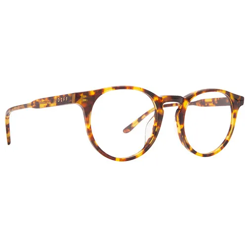 SAWYER - AMBER TORTOISE + BLUE LIGHT TECHNOLOGY CLEAR GLASSES sold by Diff Eyewear product image thumbnail 2