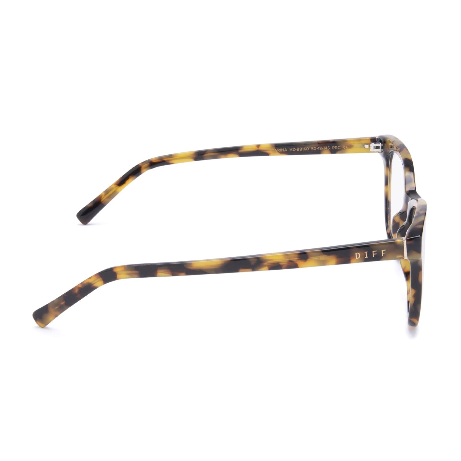CARINA - HAZEL TORTOISE + BLUE LIGHT TECHNOLOGY GLASSES sold by Diff Eyewear product image thumbnail 4