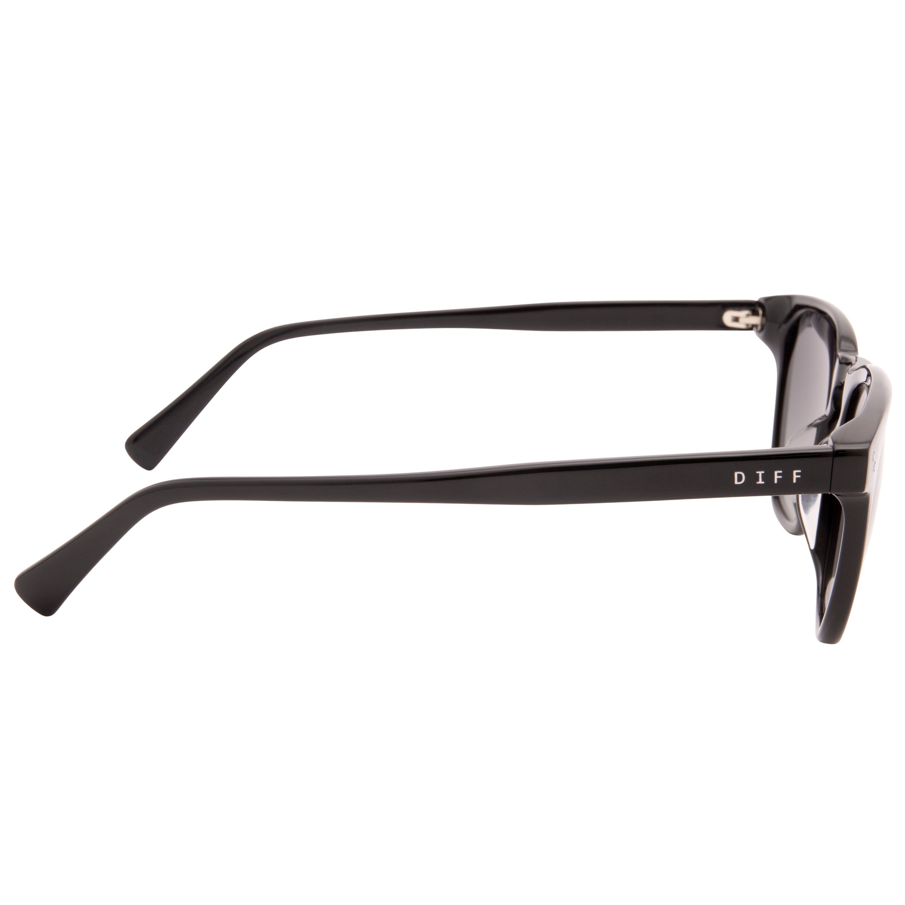 HARLEY - BLACK + DARK SMOKE + POLARIZED SUNGLASSES sold by Diff Eyewear product image thumbnail 3
