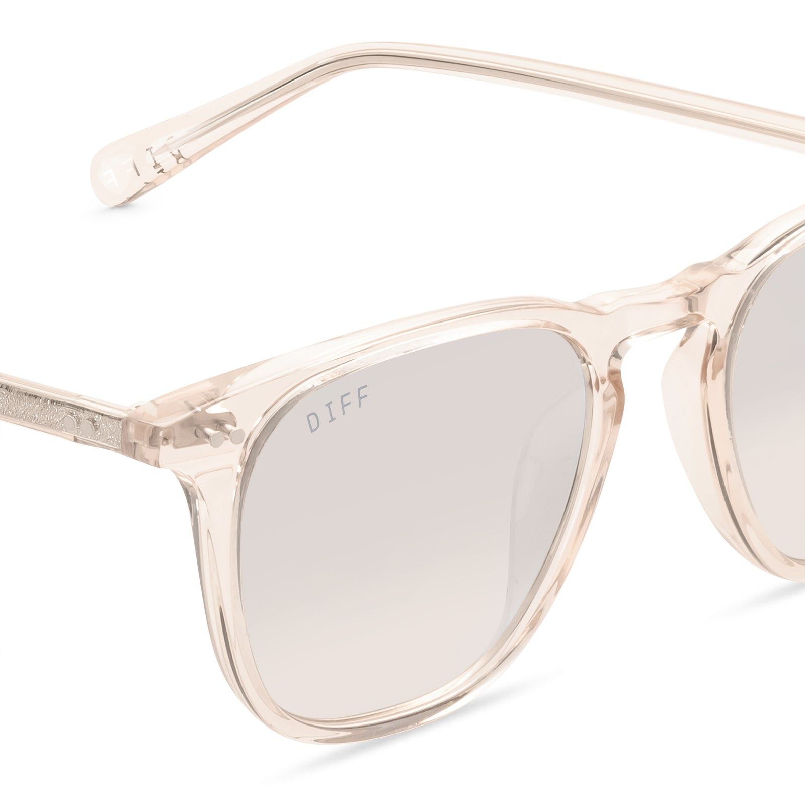 MAXWELL - SANDSTONE CRYSTAL + BEIGE MIRROR + POLARIZED SUNGLASSES sold by Diff Eyewear product image thumbnail 3