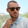 DEAN - WHISKEY + GREY POLARIZED SUNGLASSES sold by Diff Eyewear