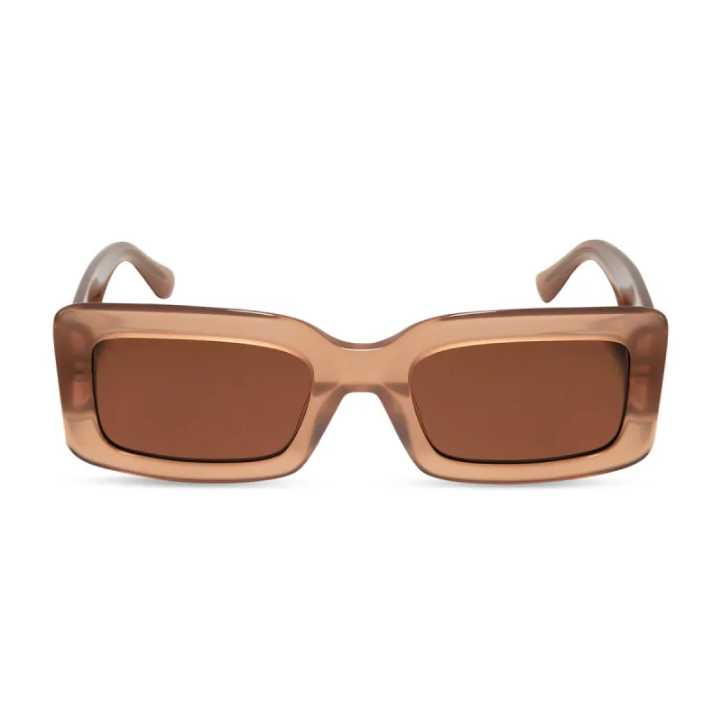 INDY - WARM TAUPE + BROWN SUNGLASSES sold by Diff Eyewear