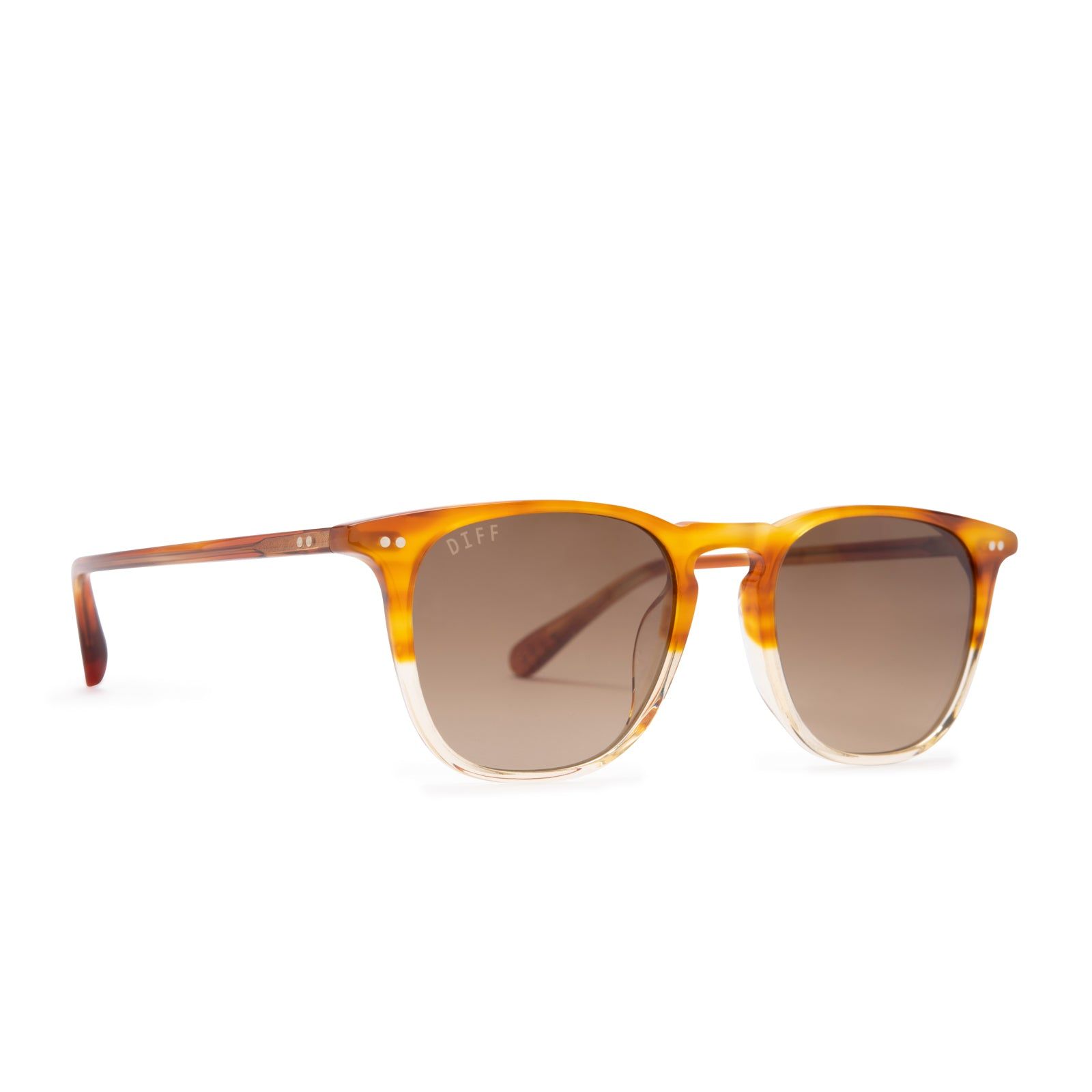 MAXWELL - DESERT SAND + BROWN GRADIENT POLARIZED SUNGLASSES sold by Diff Eyewear product image thumbnail 2