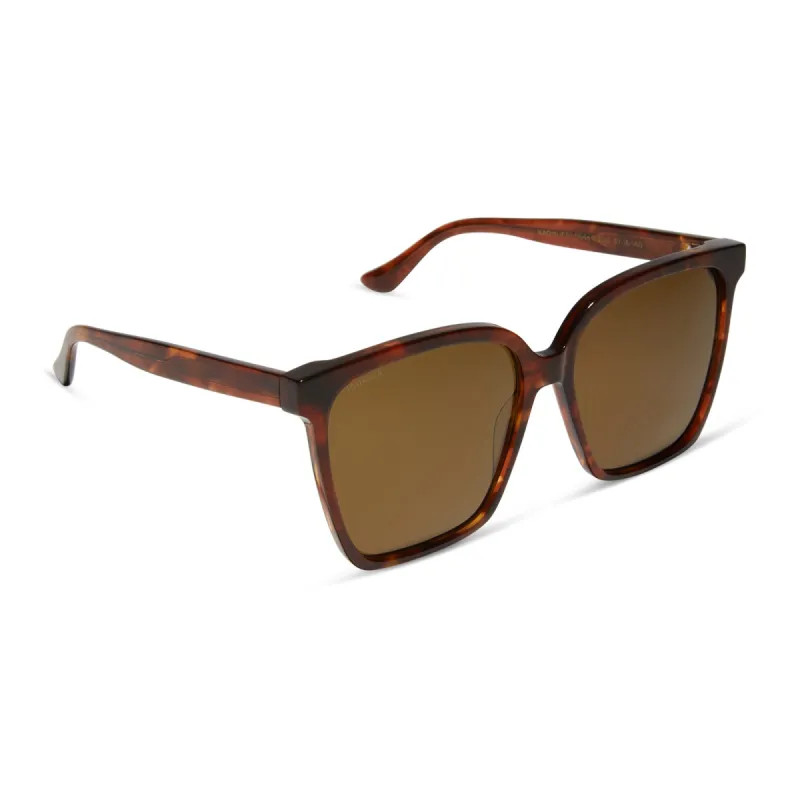 NAOMI - SALTED CARAMEL TORTOISE + BROWN + POLARIZED SUNGLASSES sold by Diff Eyewear