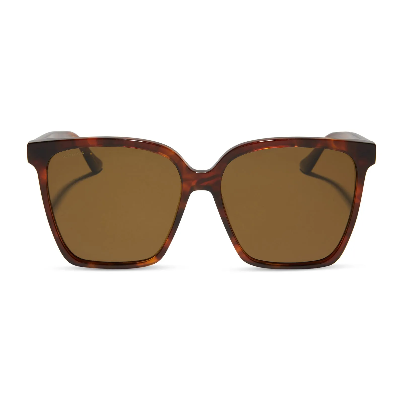 NAOMI - SALTED CARAMEL TORTOISE + BROWN + POLARIZED SUNGLASSES sold by Diff Eyewear product image thumbnail 2