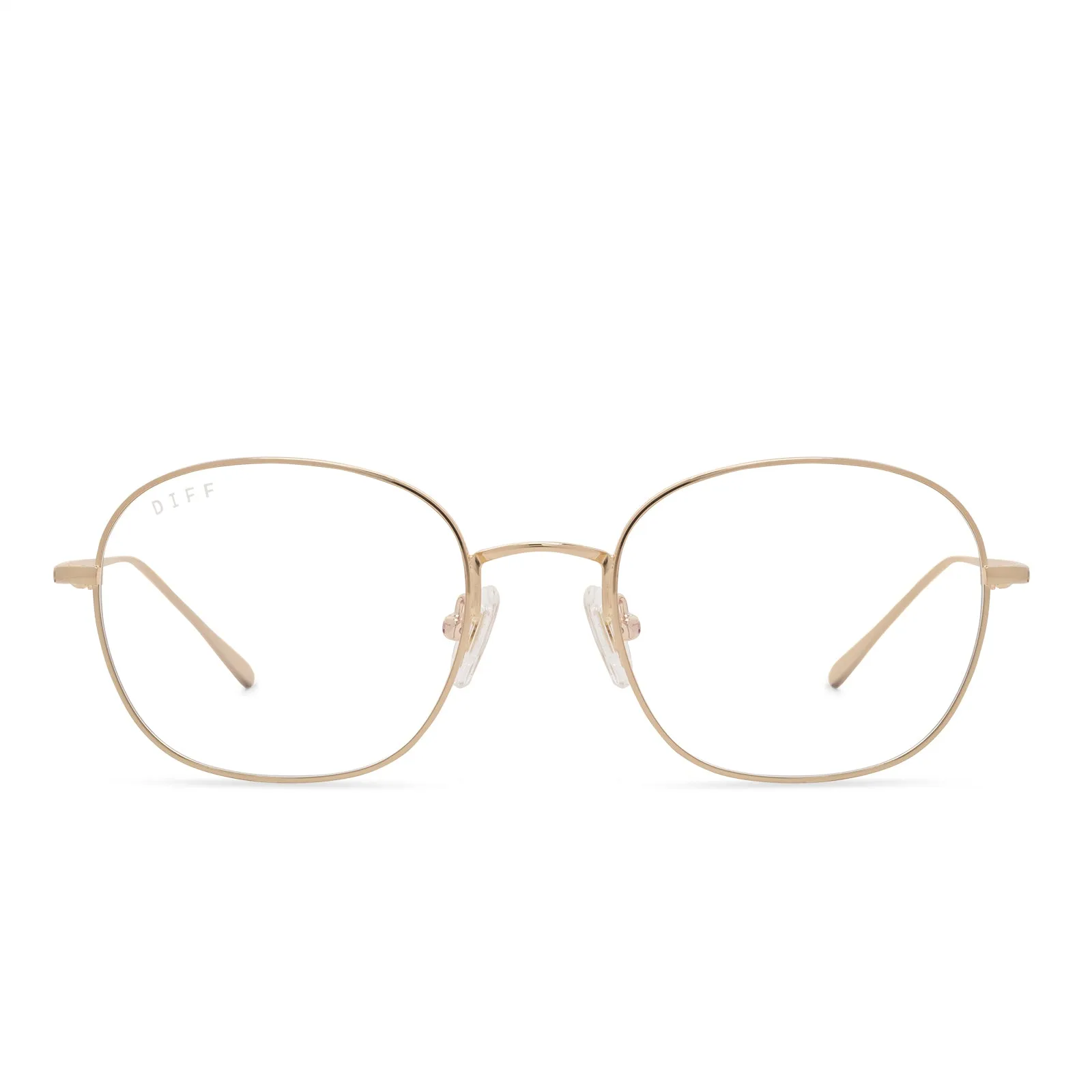REID - GOLD + BLUE LIGHT TECHNOLOGY GLASSES sold by Diff Eyewear