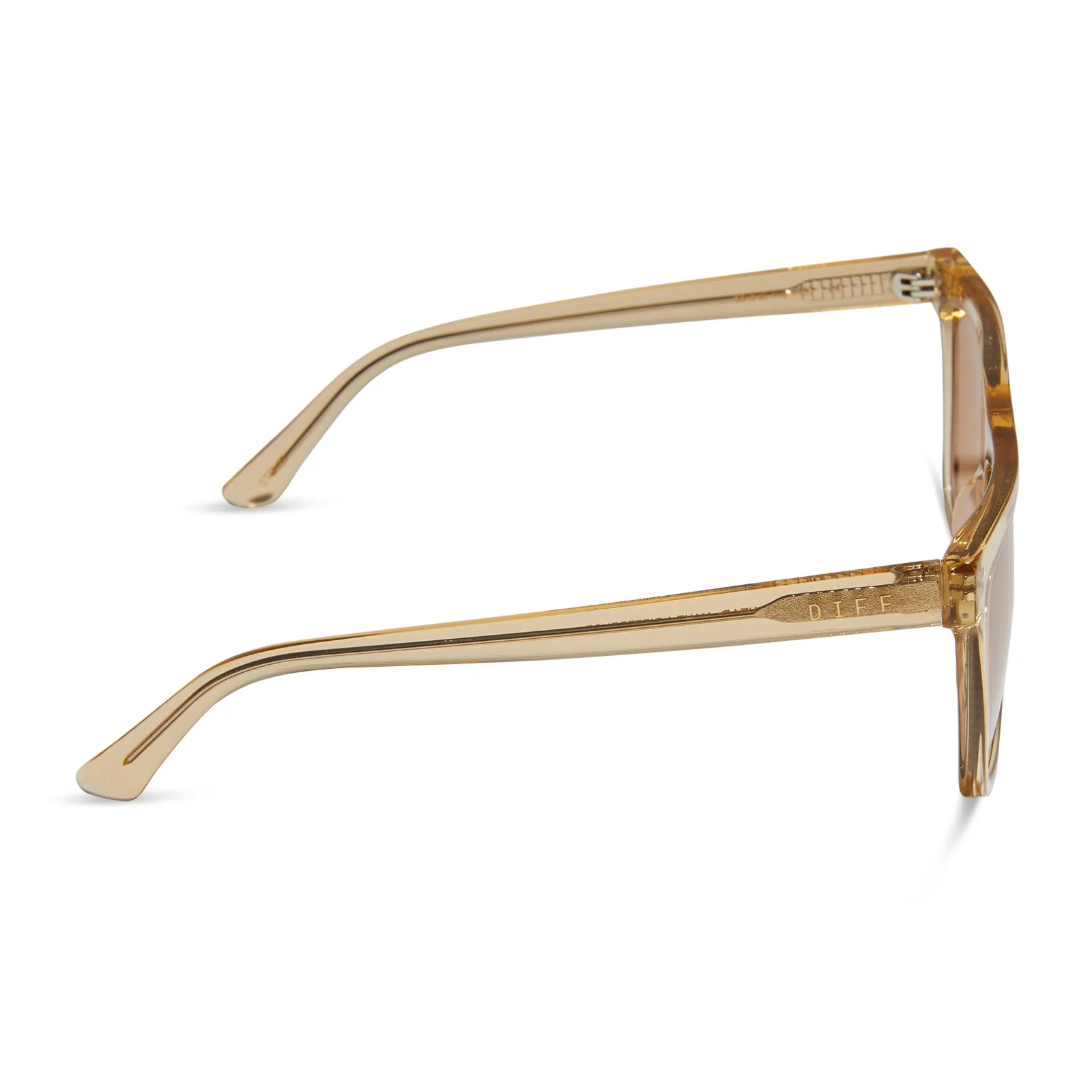 STEVIE - HONEY CRYSTAL + HONEY CRYSTAL FLASH SUNGLASSES sold by Diff Eyewear product image thumbnail 3