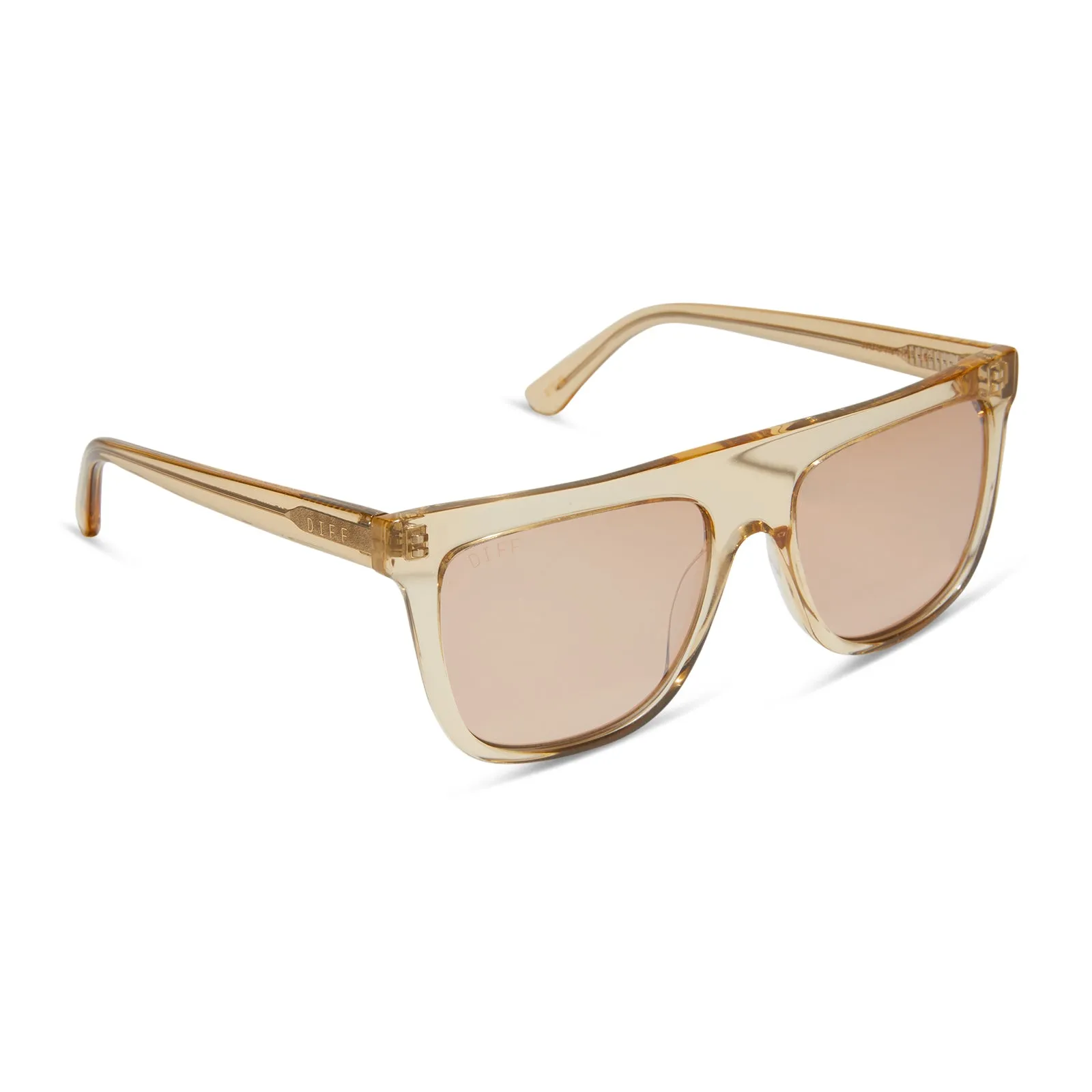 STEVIE - HONEY CRYSTAL + HONEY CRYSTAL FLASH SUNGLASSES sold by Diff Eyewear product image thumbnail 2