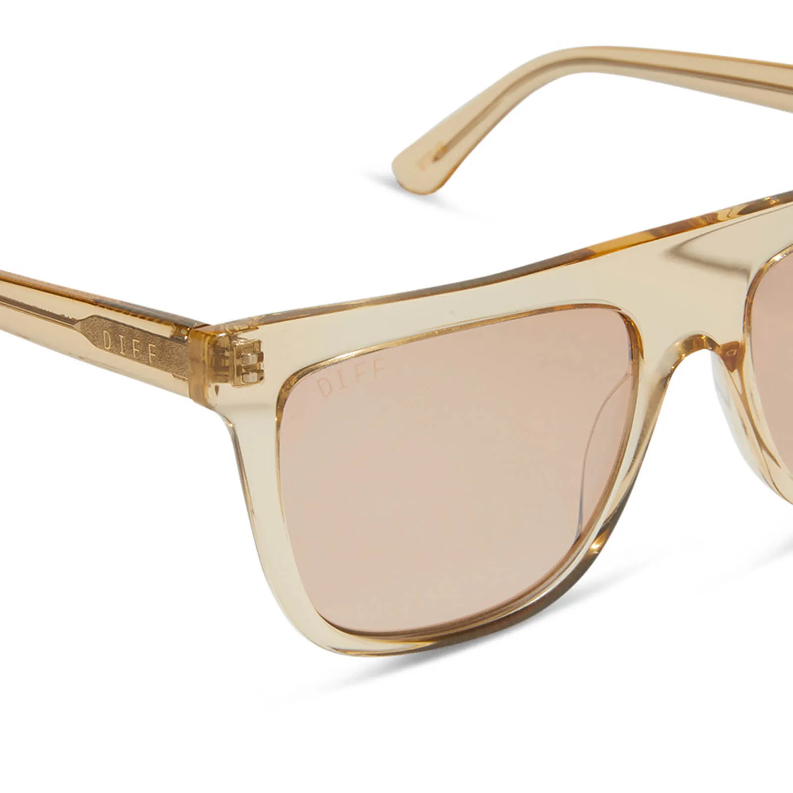 STEVIE - HONEY CRYSTAL + HONEY CRYSTAL FLASH SUNGLASSES sold by Diff Eyewear product image thumbnail 4