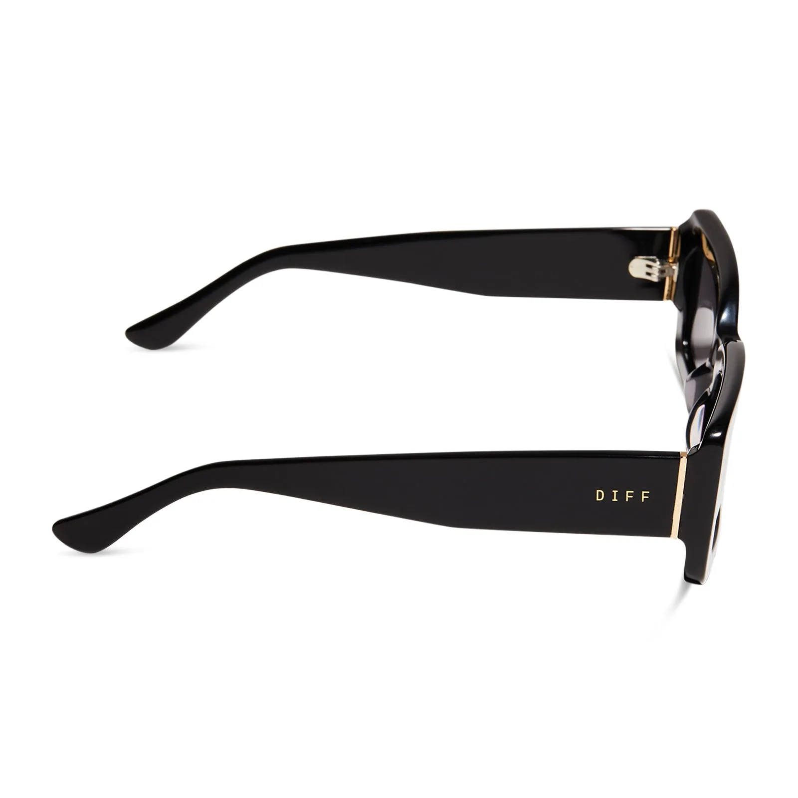 INDY - BLACK + GREY + POLARIZED SUNGLASSES sold by Diff Eyewear product image thumbnail 3