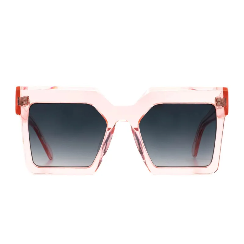 ZIGGY - ROSE CRYSTAL + GREY GRADIENT SUNGLASSES sold by Diff Eyewear