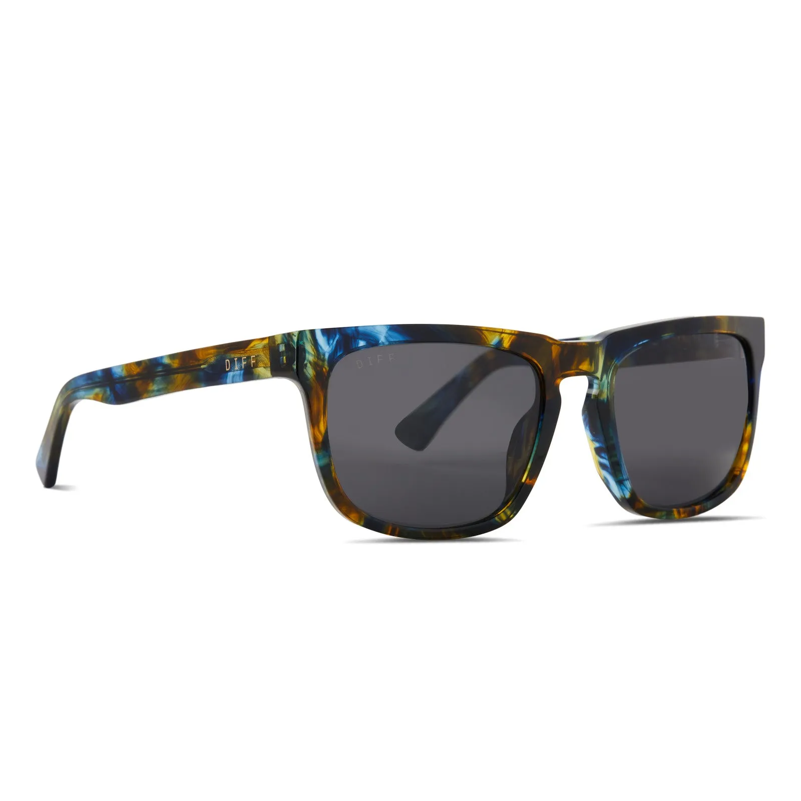 JAKE - GLACIAL TORTOISE + GREY + POLARIZED SUNGLASSES sold by Diff Eyewear product image thumbnail 2