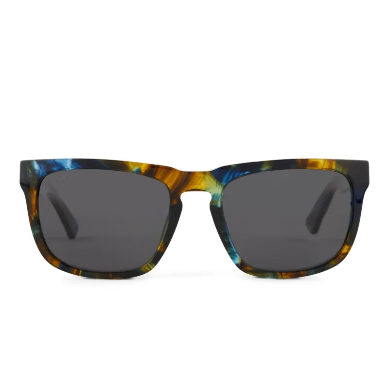 JAKE - GLACIAL TORTOISE + GREY + POLARIZED SUNGLASSES sold by Diff Eyewear