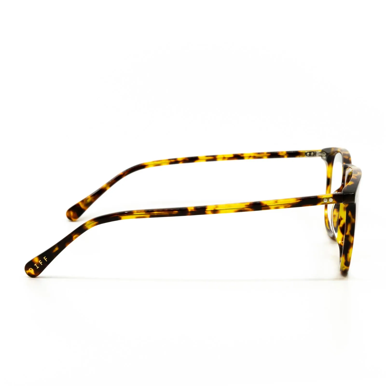 MAXWELL - AMBER TORTOISE + GLASSES sold by Diff Eyewear product image thumbnail 3