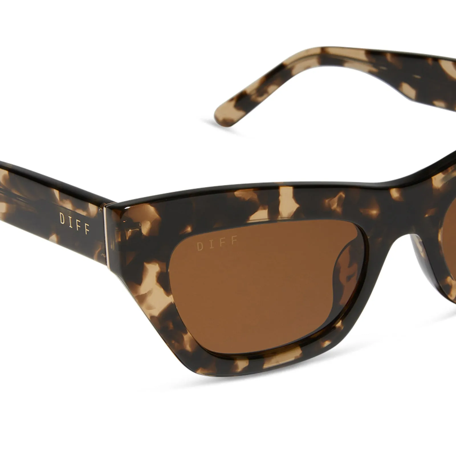KATARINA - ESPRESSO TORTOISE + BROWN SUNGLASSES sold by Diff Eyewear product image thumbnail 5