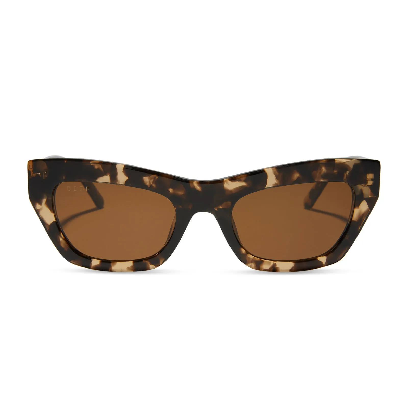 KATARINA - ESPRESSO TORTOISE + BROWN SUNGLASSES sold by Diff Eyewear