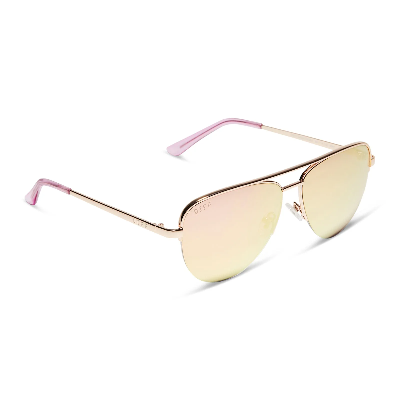AUGUST - CHAMPAGNE + CHERRY BLOSSOM SUNGLASSES sold by Diff Eyewear product image thumbnail 2