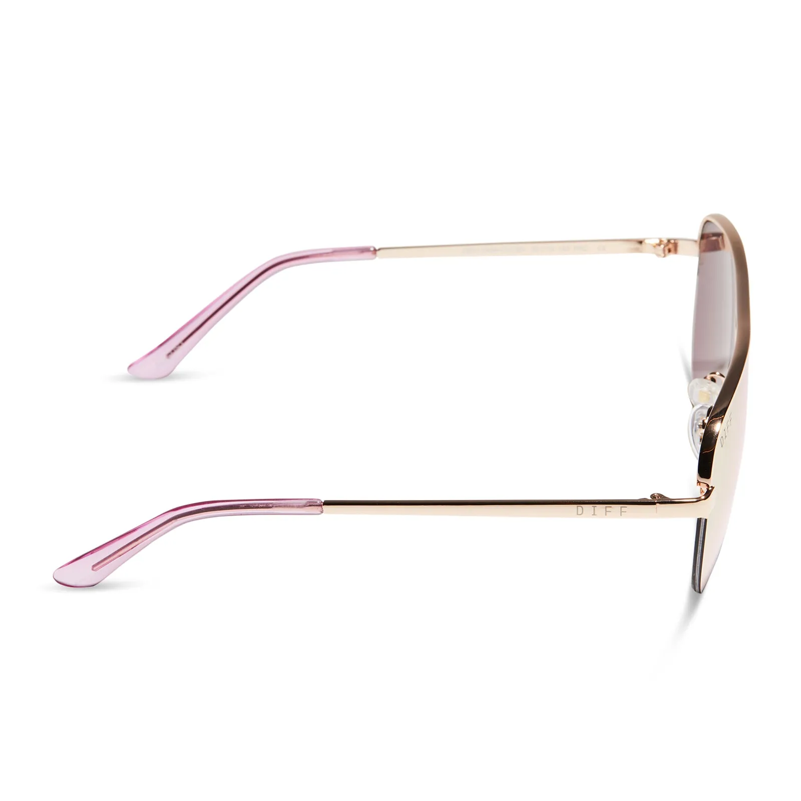 AUGUST - CHAMPAGNE + CHERRY BLOSSOM SUNGLASSES sold by Diff Eyewear product image thumbnail 3