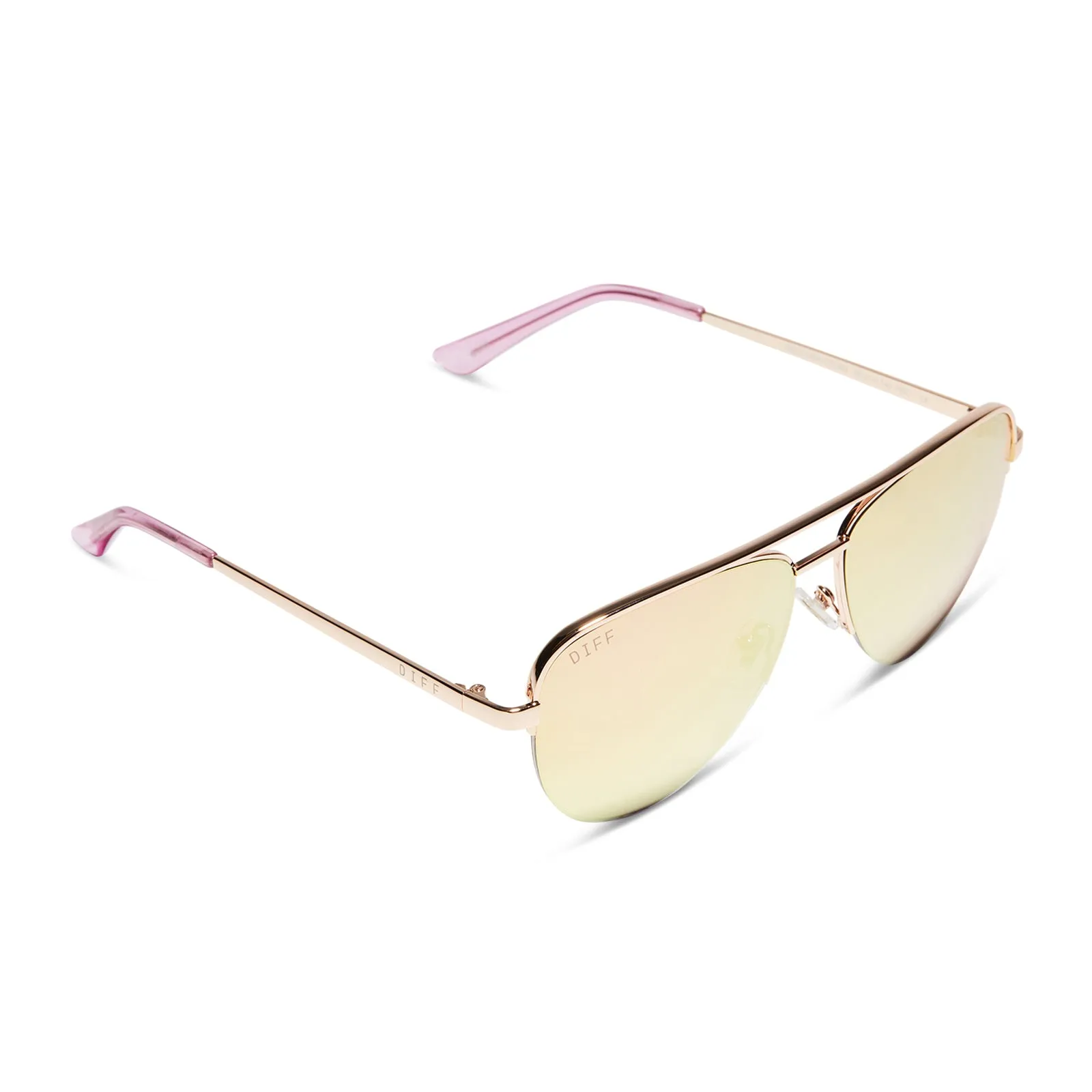 AUGUST - CHAMPAGNE + CHERRY BLOSSOM SUNGLASSES sold by Diff Eyewear product image thumbnail 4