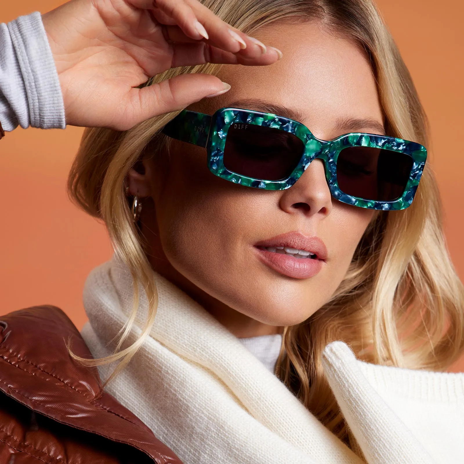 INDY - DARK IVY TORTOISE + GREY + POLARIZED SUNGLASSES sold by Diff Eyewear product image thumbnail 5