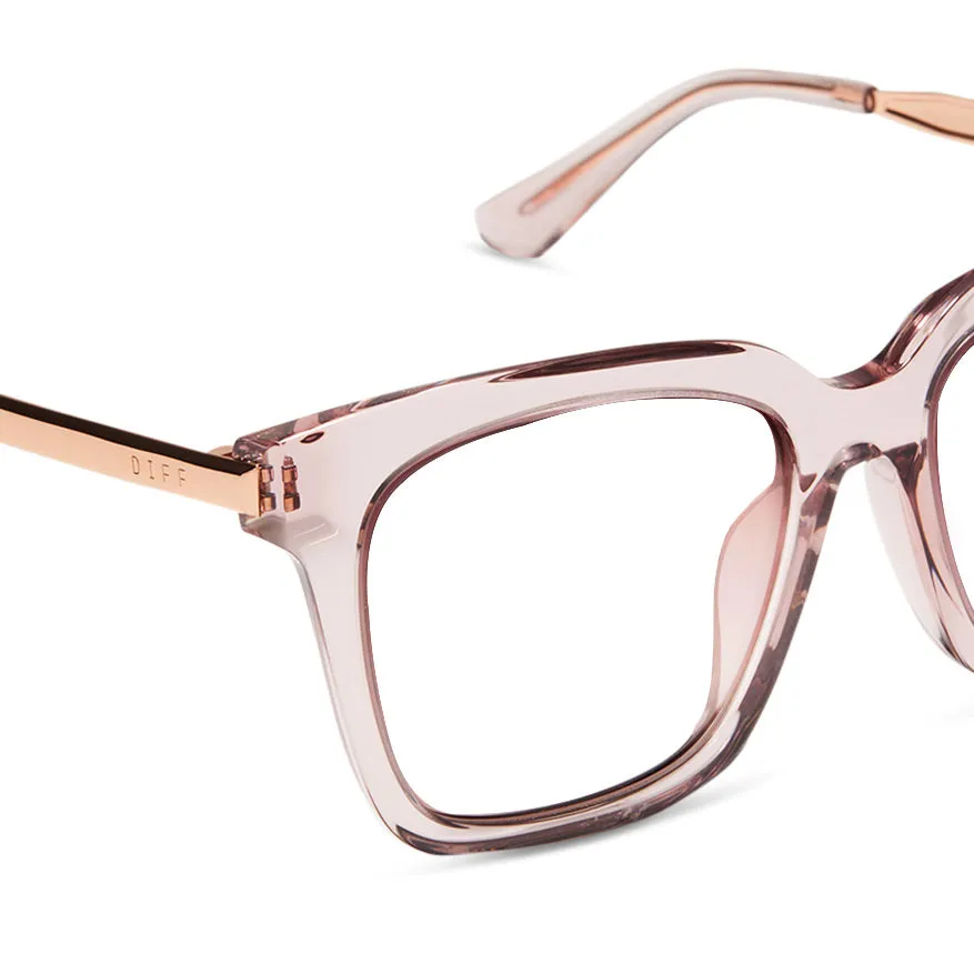 BELLA - LIGHT PINK CRYSTAL + GLASSES sold by Diff Eyewear product image thumbnail 4