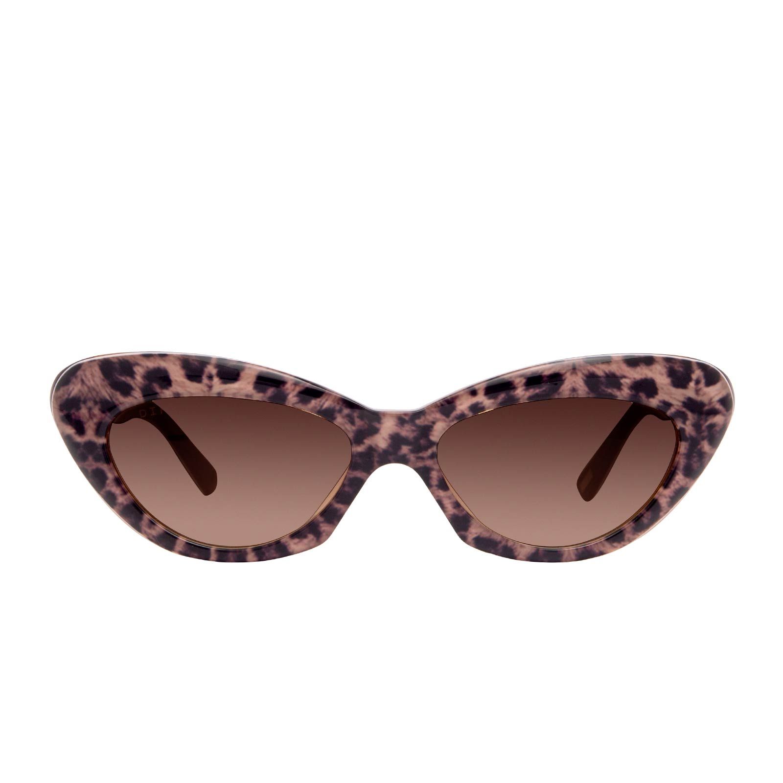 CLEO - LEOPARD TORTOISE + BROWN GRADIENT SUNGLASSES sold by Diff Eyewear