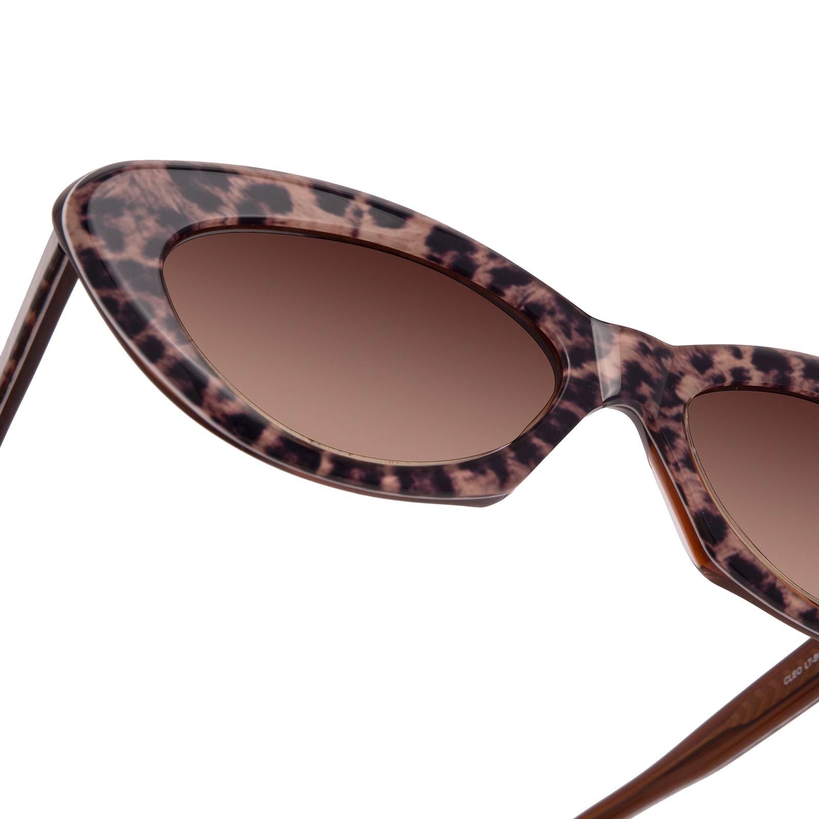 CLEO - LEOPARD TORTOISE + BROWN GRADIENT SUNGLASSES sold by Diff Eyewear product image thumbnail 5