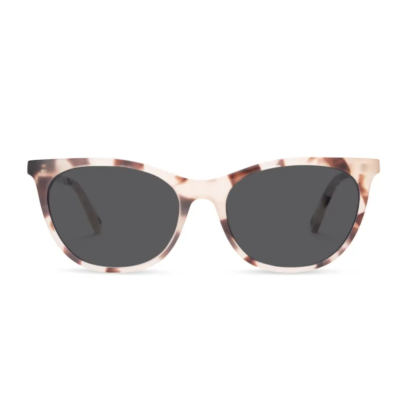 JADE - CREAM TORTOISE + GREY SUNGLASSES sold by Diff Eyewear
