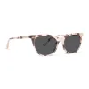JADE - CREAM TORTOISE + GREY SUNGLASSES sold by Diff Eyewear