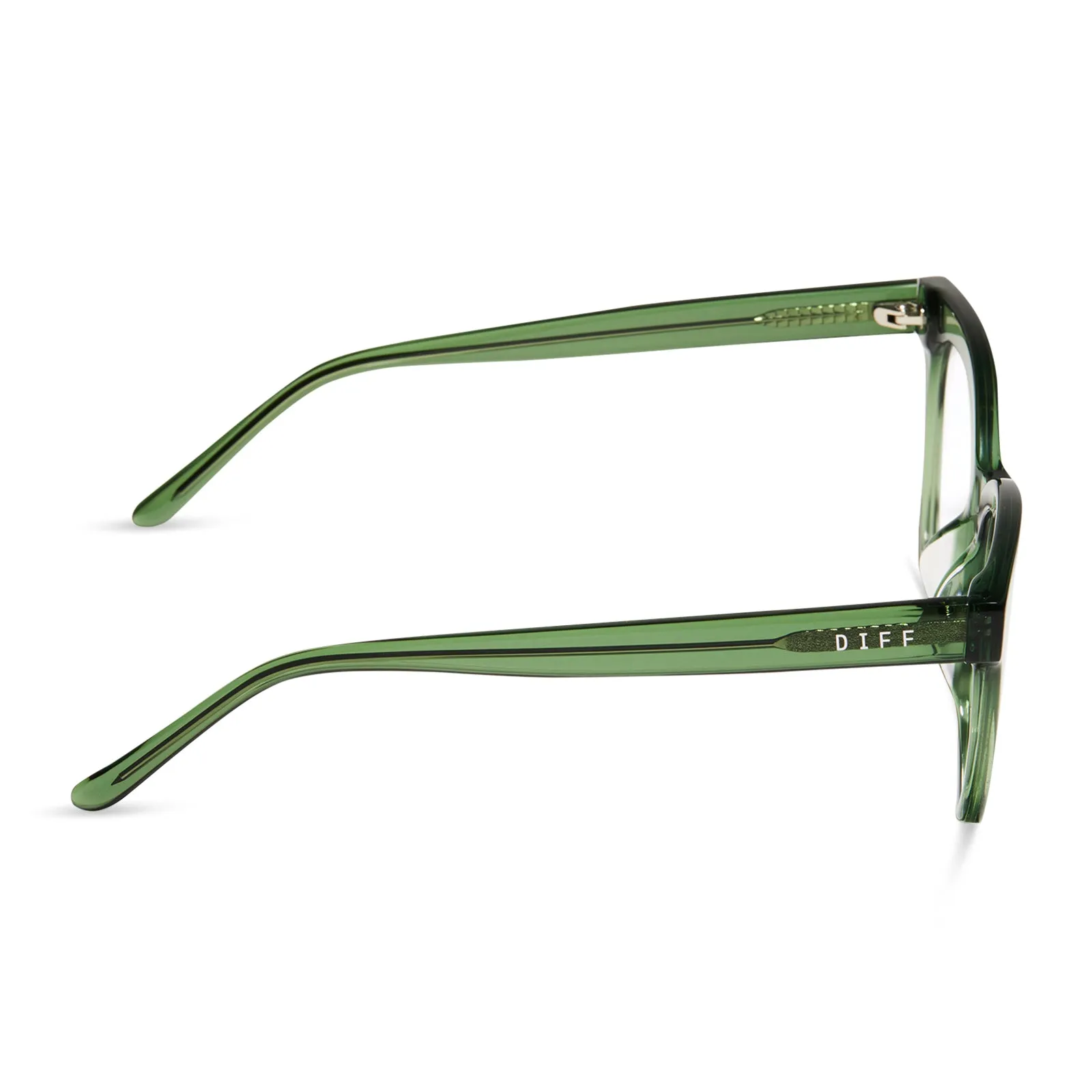 WINSTON - SAGE CRYSTAL + CLEAR GLASSES sold by Diff Eyewear product image thumbnail 3