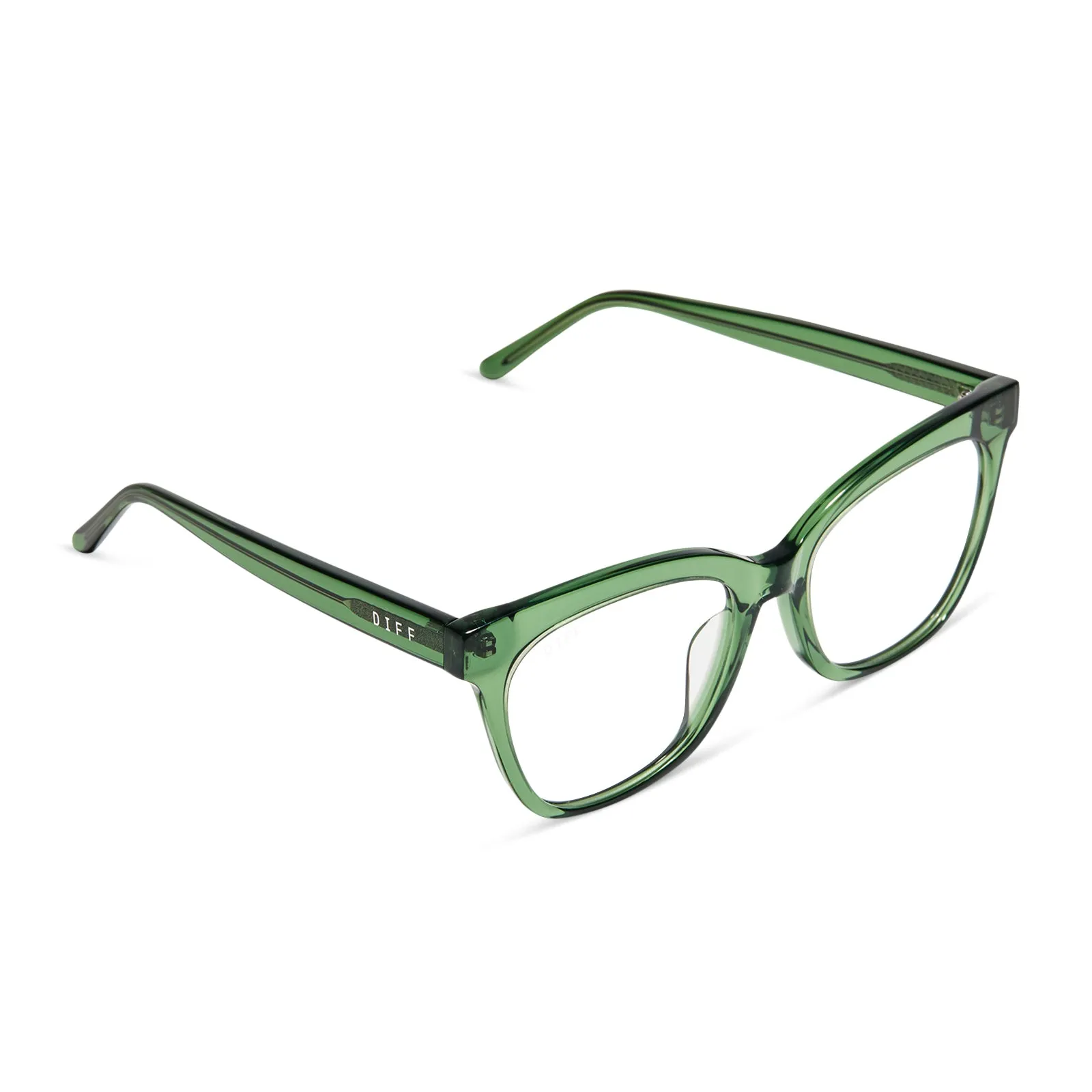 WINSTON - SAGE CRYSTAL + CLEAR GLASSES sold by Diff Eyewear product image thumbnail 4