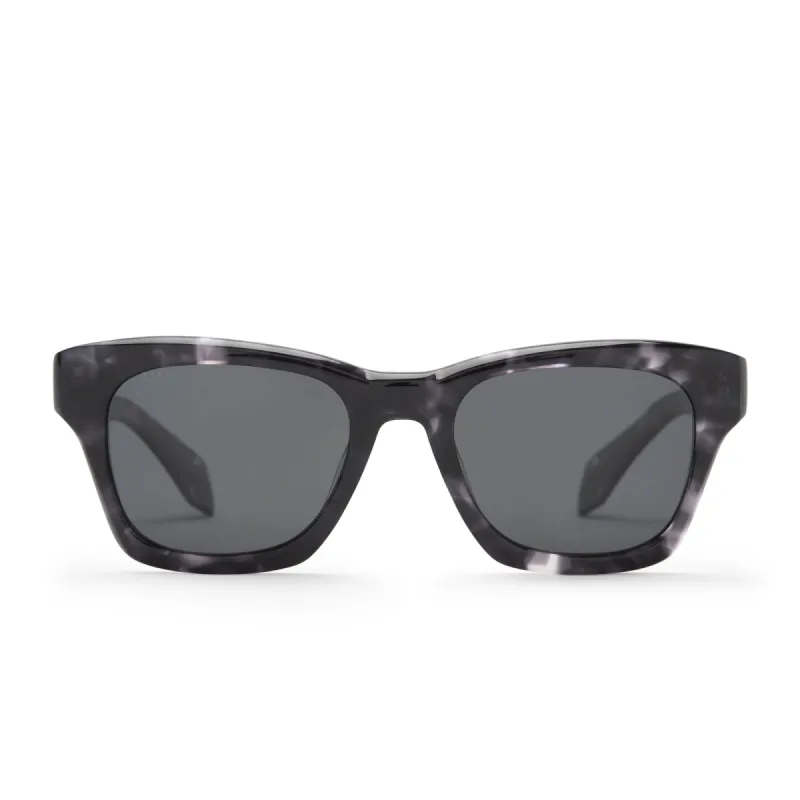 DEAN - BLACK MARBLE + GREY POLARIZED SUNGLASSES sold by Diff Eyewear