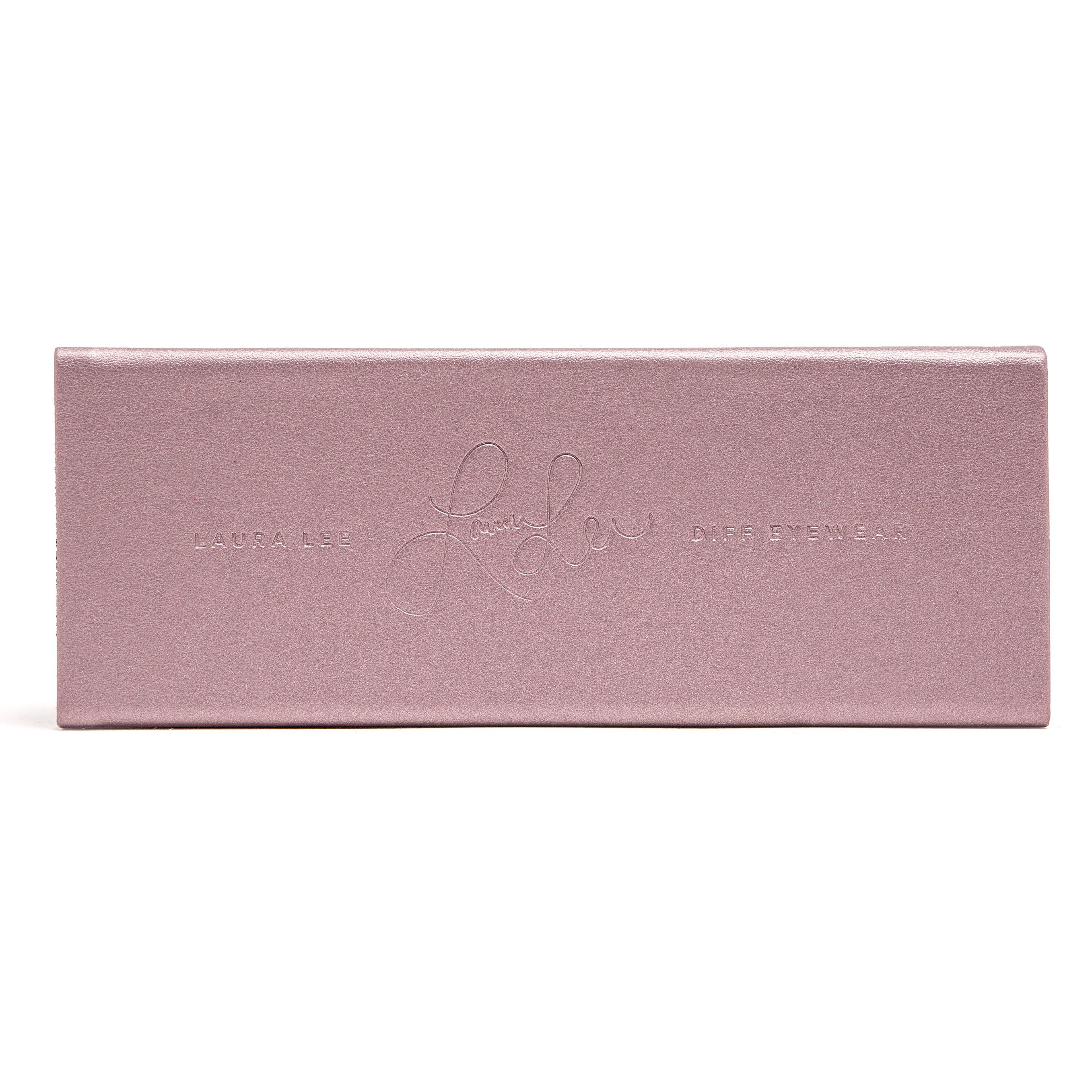 LAURA LEE - PEACHY + BLACK + DARK SMOKE POLARIZED sold by Diff Eyewear product image thumbnail 7