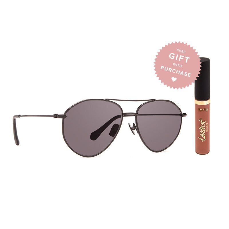 LAURA LEE - PEACHY + BLACK + DARK SMOKE POLARIZED sold by Diff Eyewear product image thumbnail 2