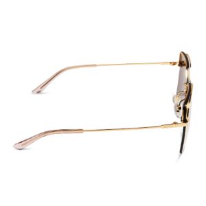 BREE - GOLD + PEACH MIRROR SUNGLASSES sold by Diff Eyewear