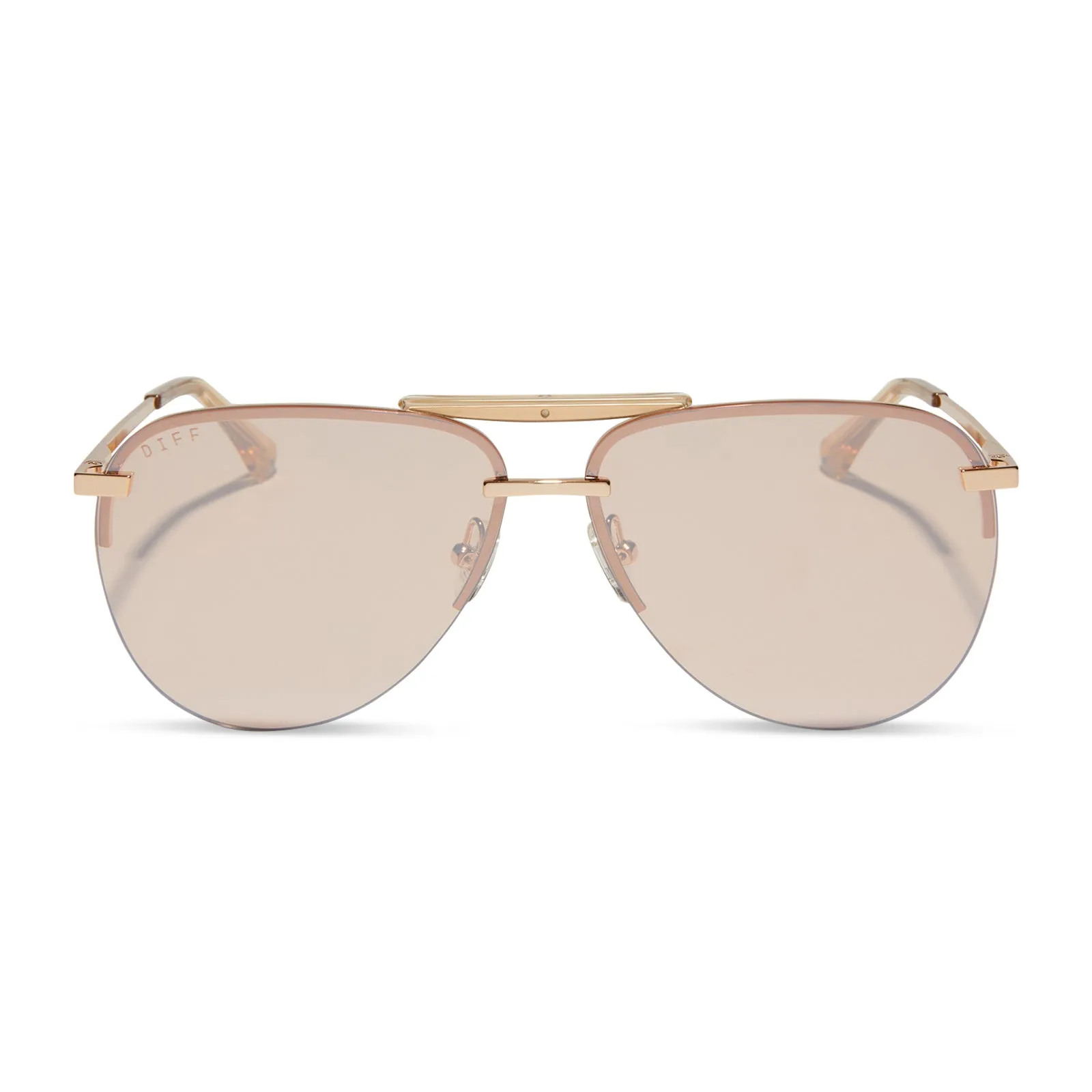 TAHOE - GOLD + HONEY CRYSTAL FLASH SUNGLASSES sold by Diff Eyewear