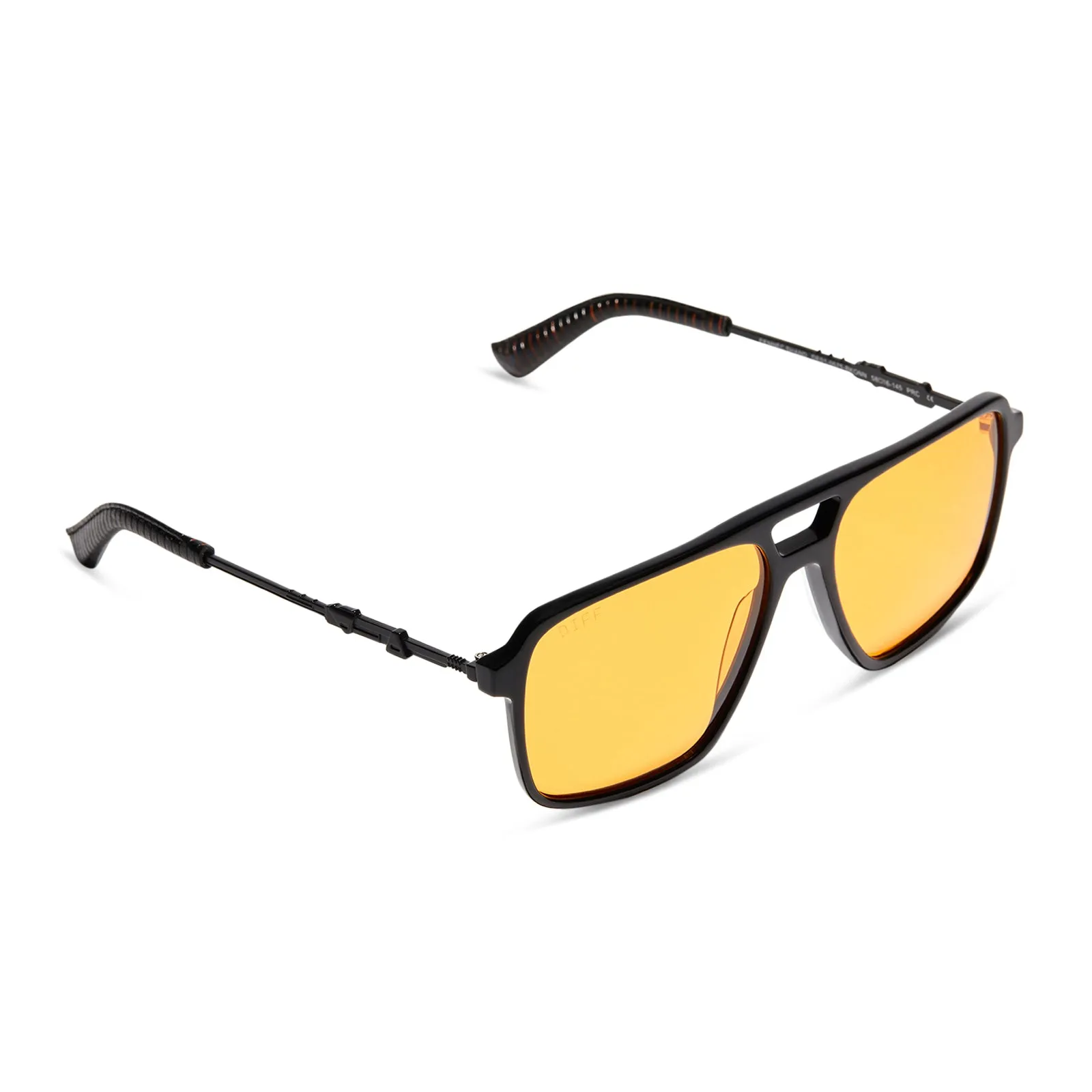 FENNEC SHAND™ - BLACK + ORANGE SUNGLASSES sold by Diff Eyewear product image thumbnail 4