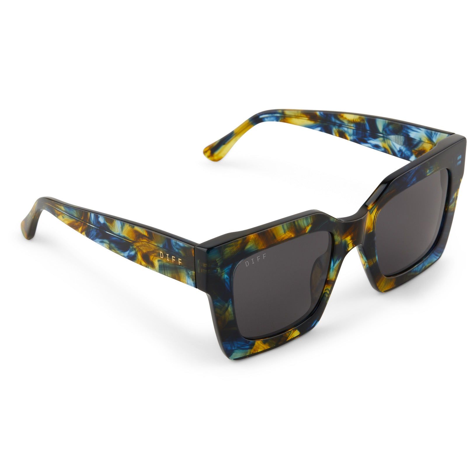 DANI - GLACIAL TORTOISE + GREY SUNGLASSES sold by Diff Eyewear product image thumbnail 4