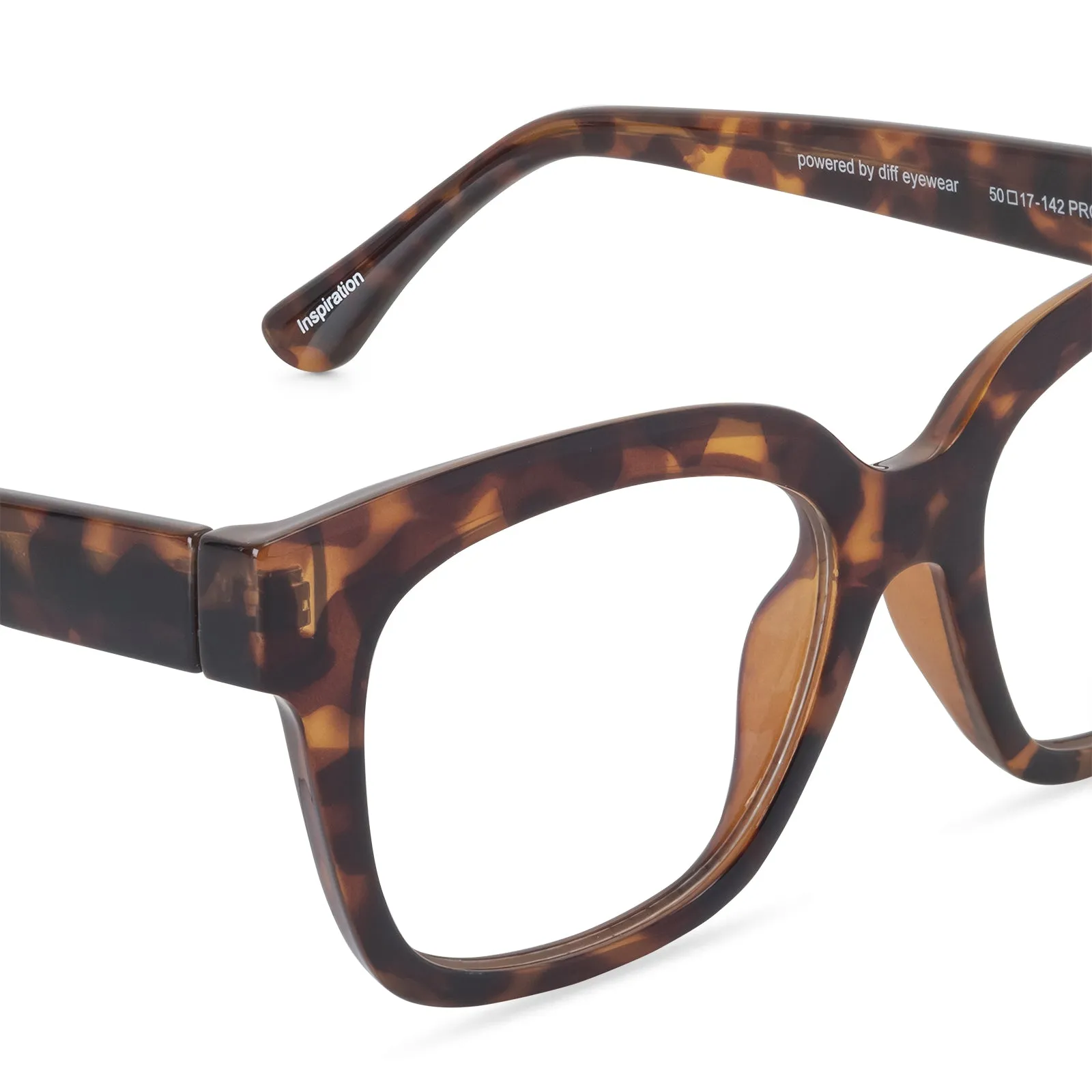 WOMEN'S HEALTH INSPIRATION - CARAMEL TORTOISE + BLUE LIGHT TECHNOLOGY sold by Diff Eyewear product image thumbnail 3