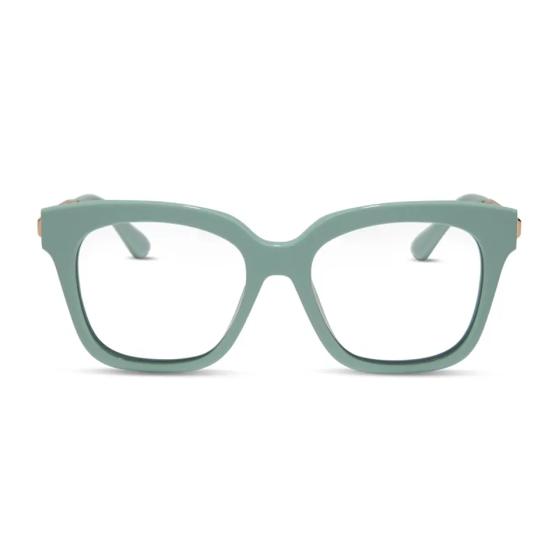 BELLA XS - STEEL TEAL + PRESCRIPTION GLASSES sold by Diff Eyewear