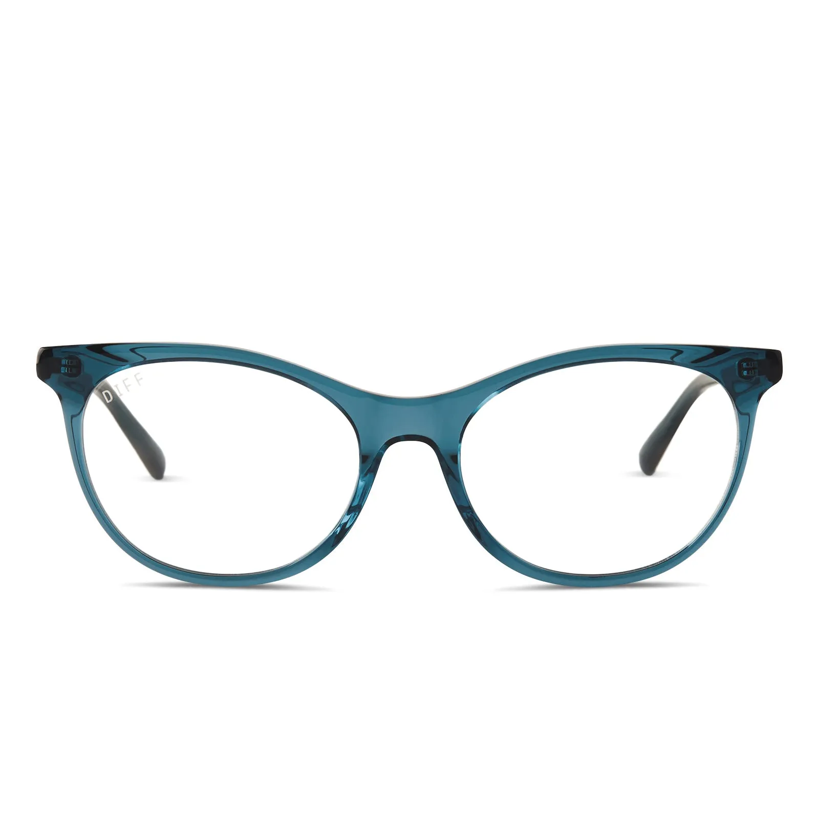 JADE - DEEP AQUA + PRESCRIPTION GLASSES sold by Diff Eyewear