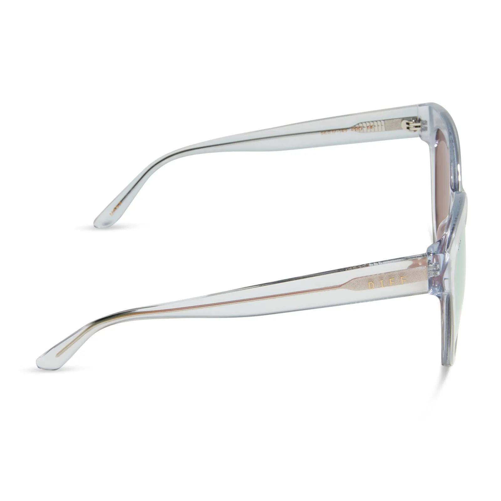 MAYA - OPALESCENT PINK + CHERRY BLOSSOM MIRROR SUNGLASSES sold by Diff Eyewear product image thumbnail 3