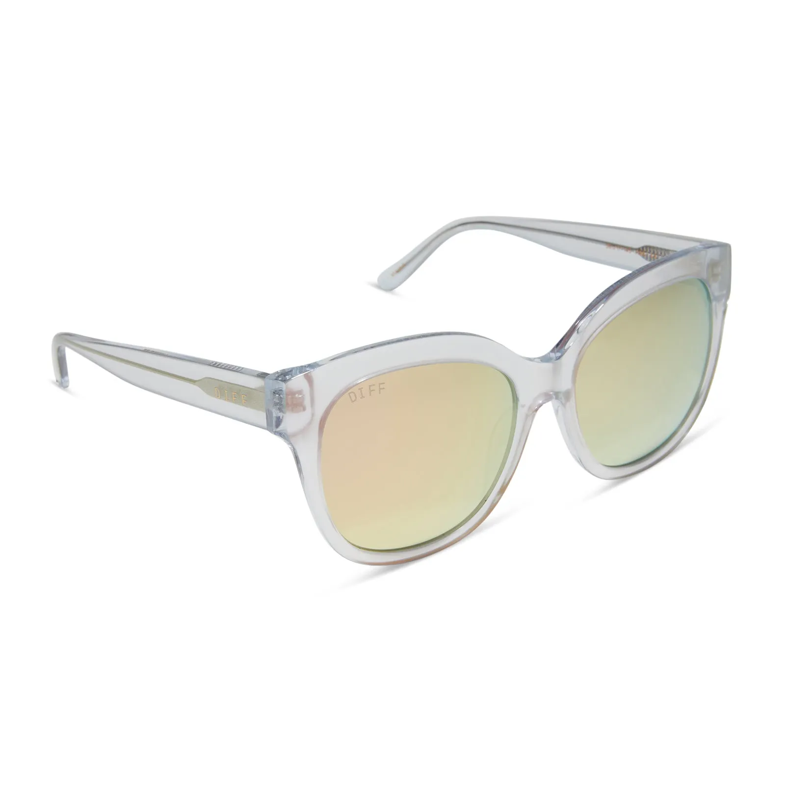 MAYA - OPALESCENT PINK + CHERRY BLOSSOM MIRROR SUNGLASSES sold by Diff Eyewear product image thumbnail 2