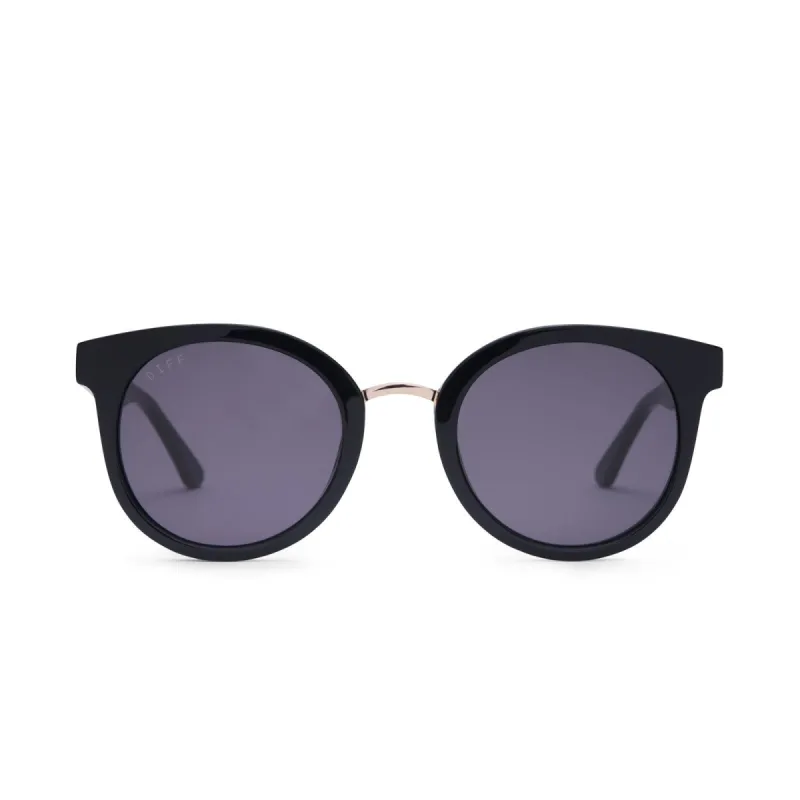 CHELSEA DEBOER - LIL AUBREE + BLACK + GREY SUNGLASSES sold by Diff Eyewear