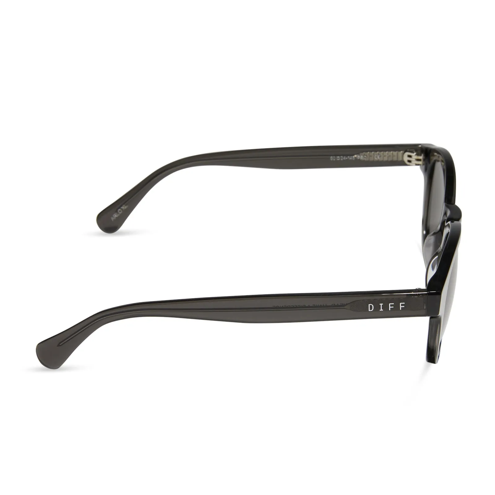 ARLO XL - BLACK SMOKE CRYSTAL + GREY + POLARIZED SUNGLASSES sold by Diff Eyewear product image thumbnail 3