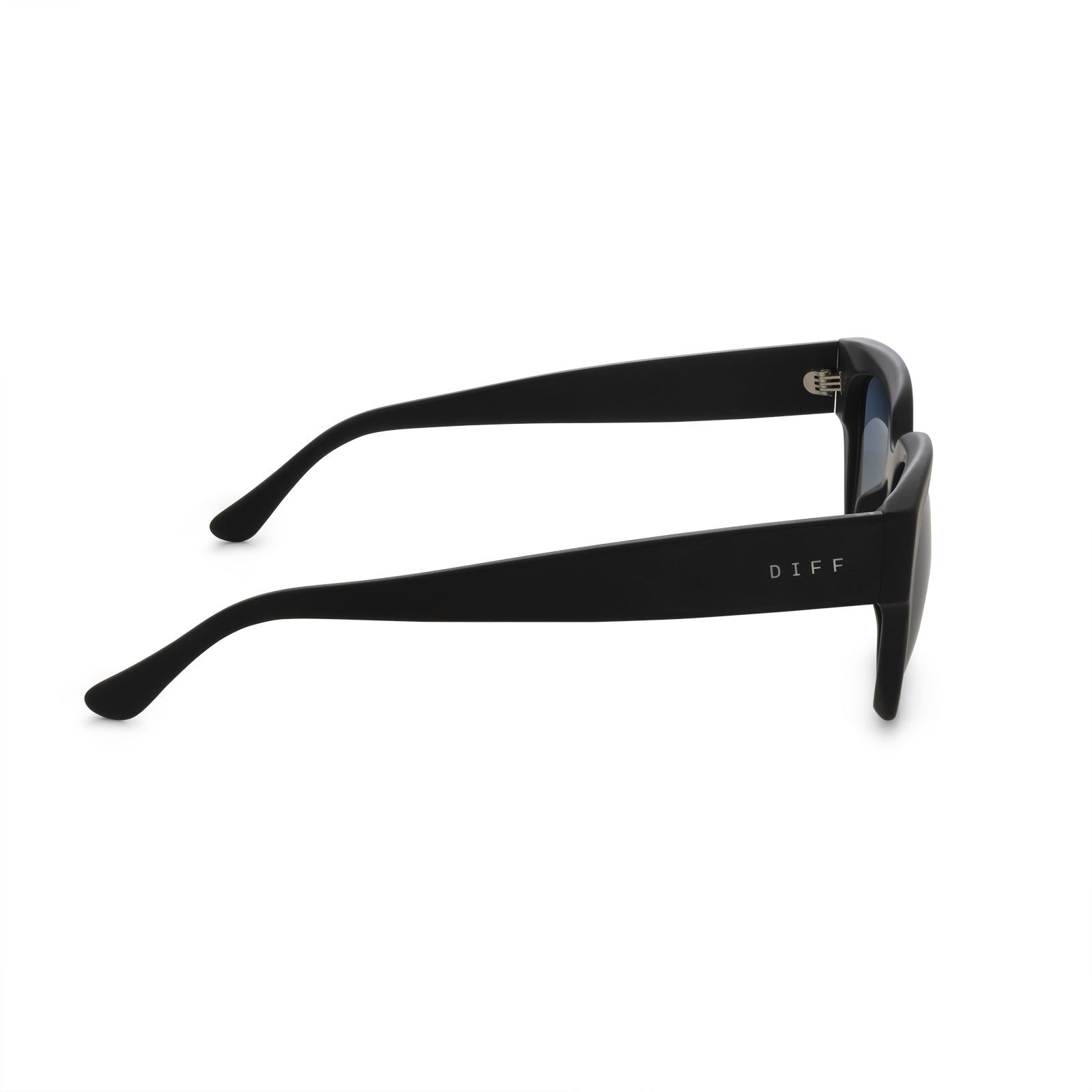 BELLA II - MATTE BLACK + AEGEAN BLUE GRADIENT FLASH SUNGLASSES sold by Diff Eyewear product image thumbnail 4