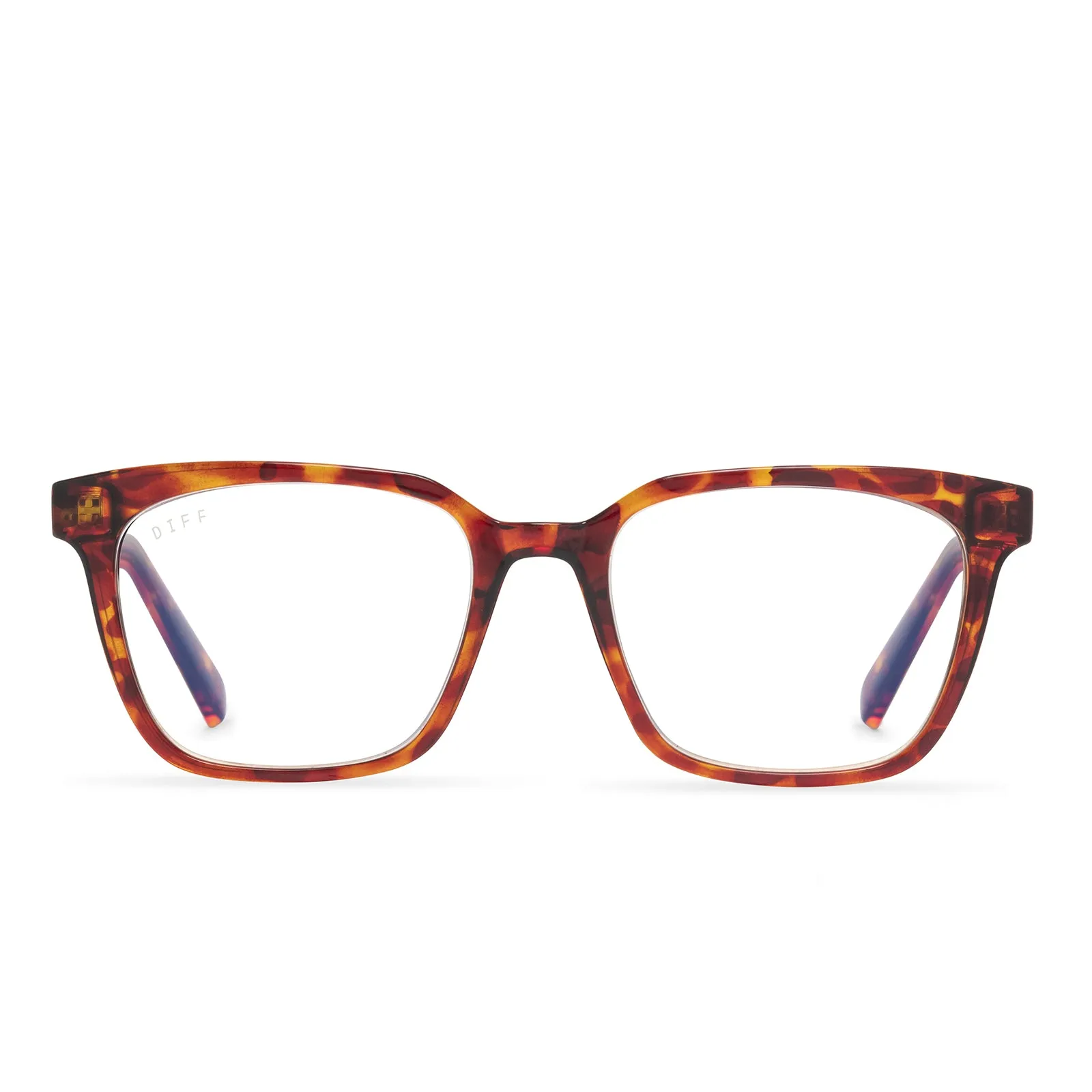 ALEX - AMBER TORTOISE + BLUE LIGHT TECHNOLOGY GLASSES sold by Diff Eyewear