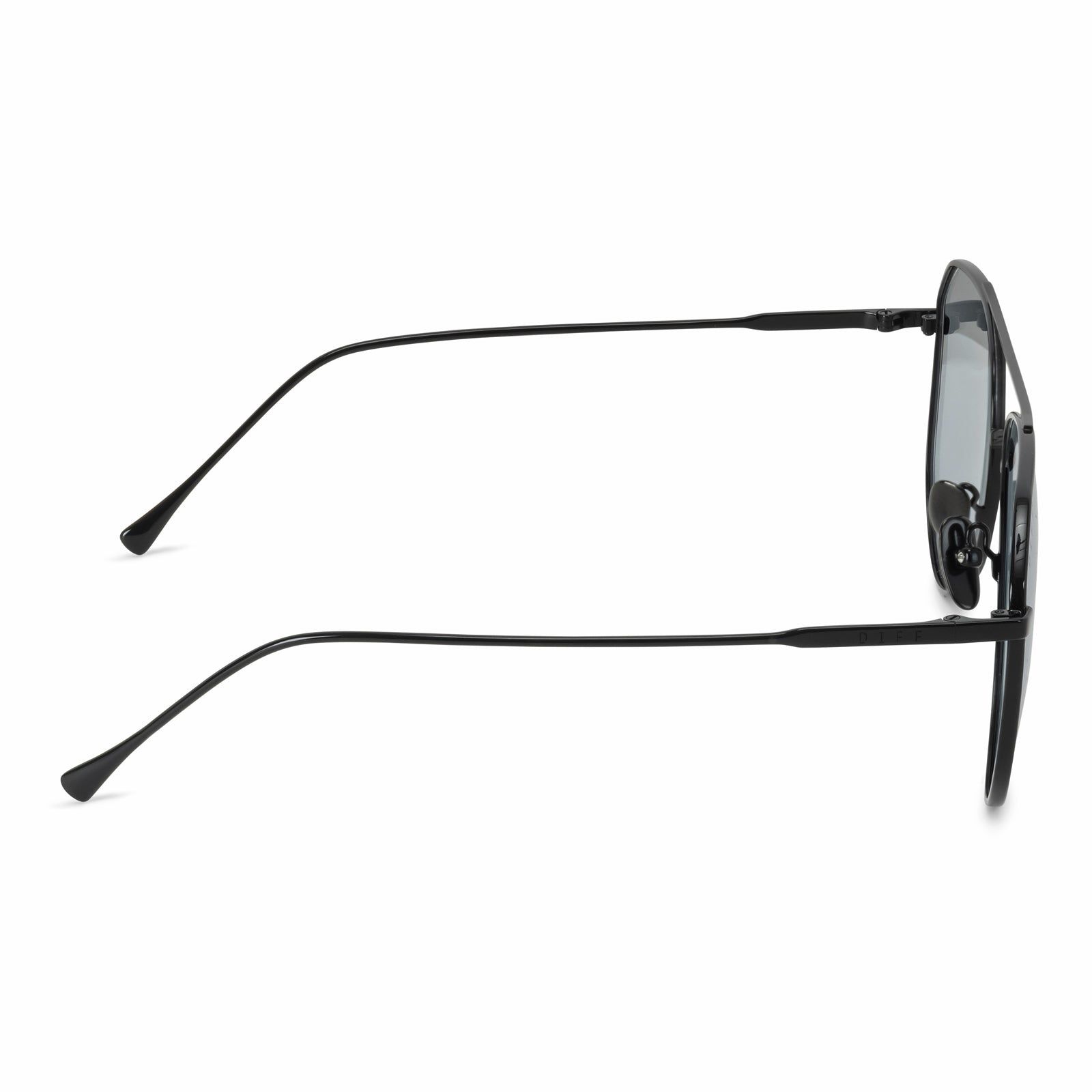 DASH - BLACK + AQUA SEA MIRROR SUNGLASSES sold by Diff Eyewear product image thumbnail 3