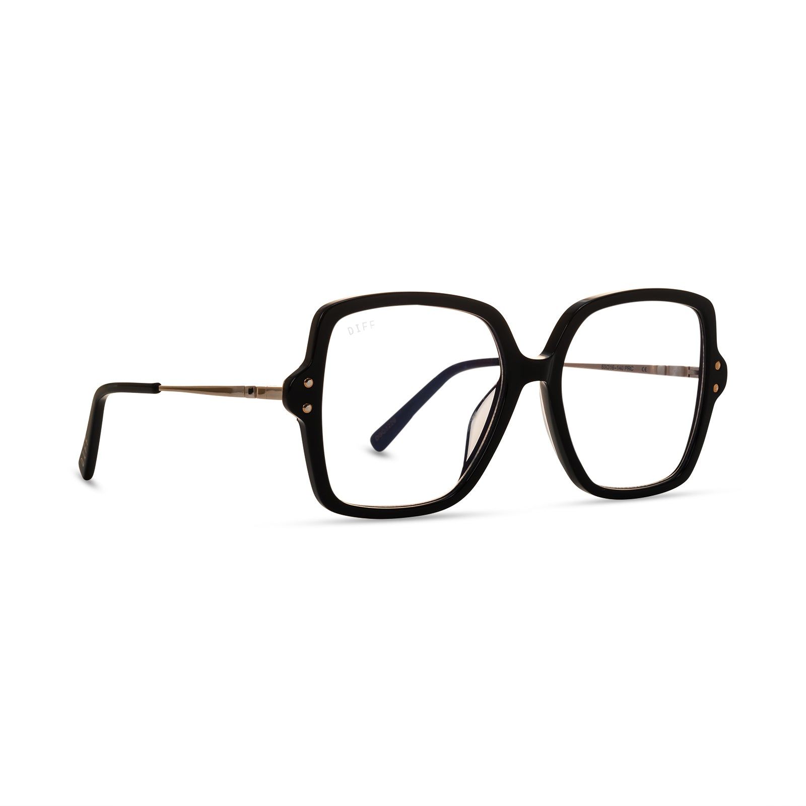 CLAIRE - BLACK + BLUE LIGHT TECHNOLOGY GLASSES sold by Diff Eyewear product image thumbnail 2