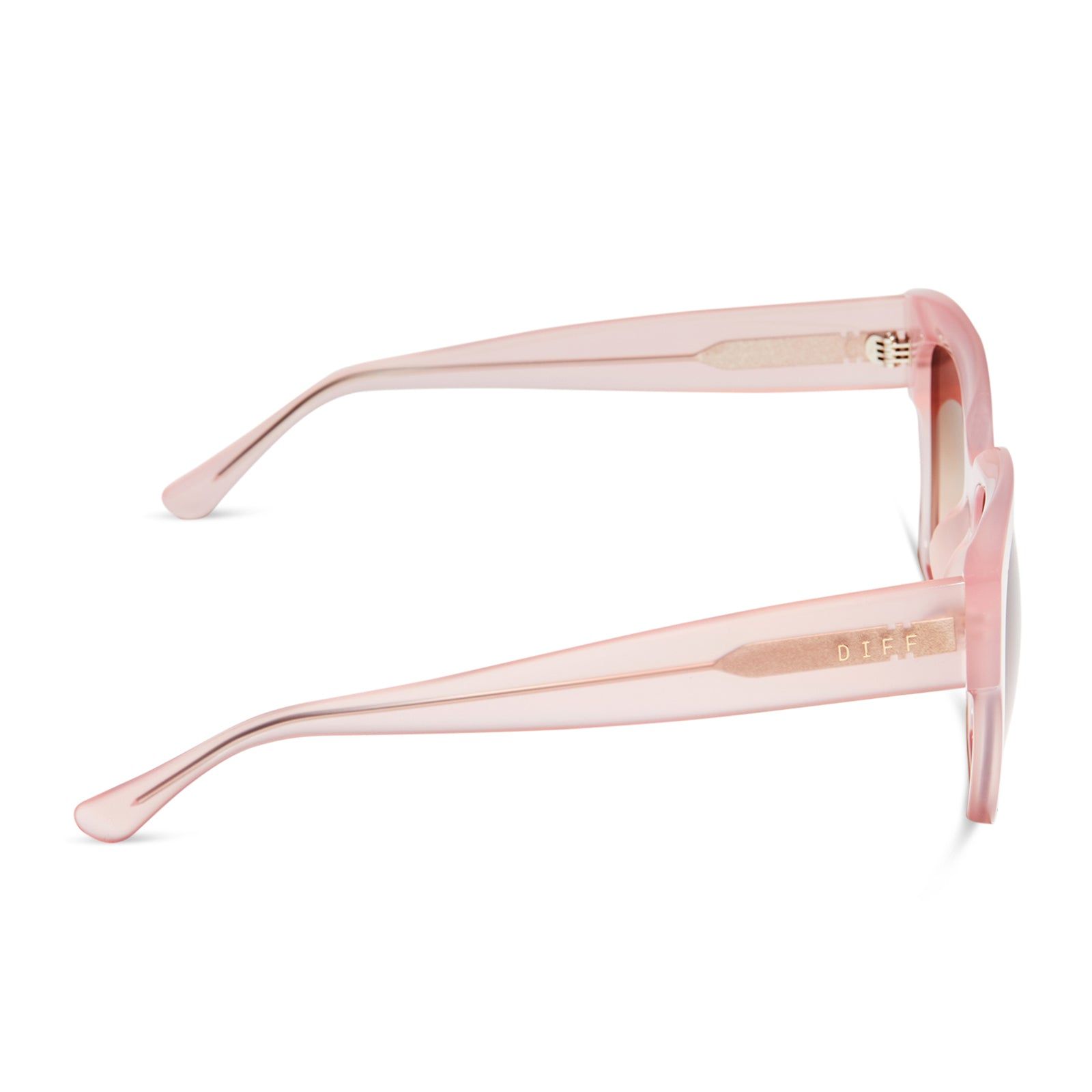 BELLA II - ROSE TEA PINK + TAUPE ROSE GRADIENT SUNGLASSES sold by Diff Eyewear product image thumbnail 3